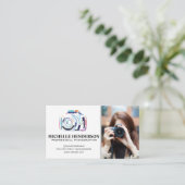 Logo der Künstlerkamera | Frauenkamera Visitenkarte (Stehend Vorderseite)