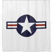 Logo der Luftwaffe Duschvorhang (Vorderseite)