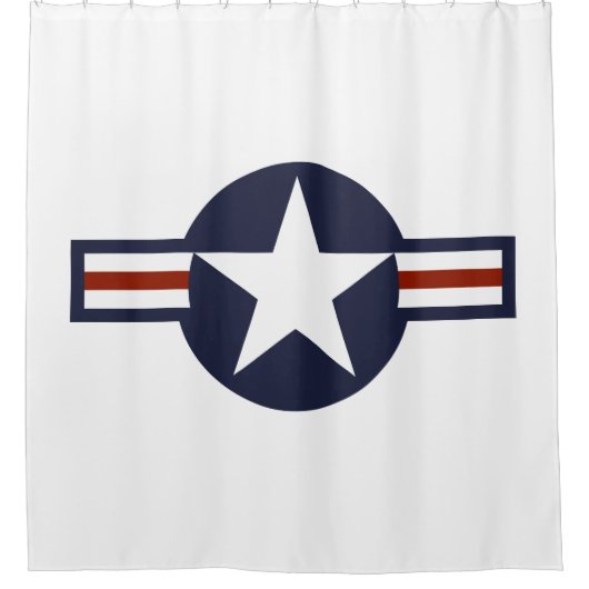 Logo der Luftwaffe Duschvorhang (Vorderseite)