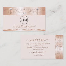 Logo der Luxus-Rose Coral Verziert Sparkle Diamond