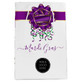 Logo der Mardi Gras Company Mittlere Geschenktüte (Vorderseite)