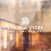 Logo der Marke Coastal Seashell Fensteraufkleber (Blatt 2)
