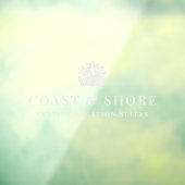 Logo der Marke Coastal Seashell Fensteraufkleber (Blatt 3)