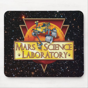 Logo der Mars Science Laboratory-Mission Mousepad