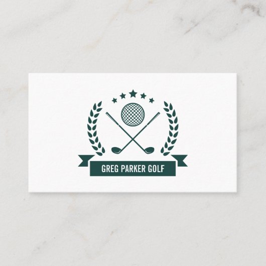 Logo der Meisterschaft | Golf Pro oder Instructor Visitenkarte (Vorderseite)