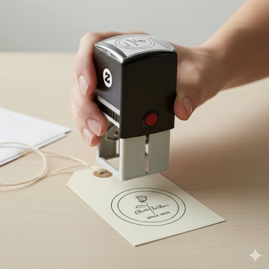 Logo der Minimalistischen Signature-Line-Art-Marke Permastempel