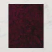 Logo der Muschel in bordeauxfarbenem Design Flyer (Hinten)