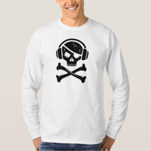 Logo der Musik-Piraten-Piraterie Anti-RIAA T-Shirt