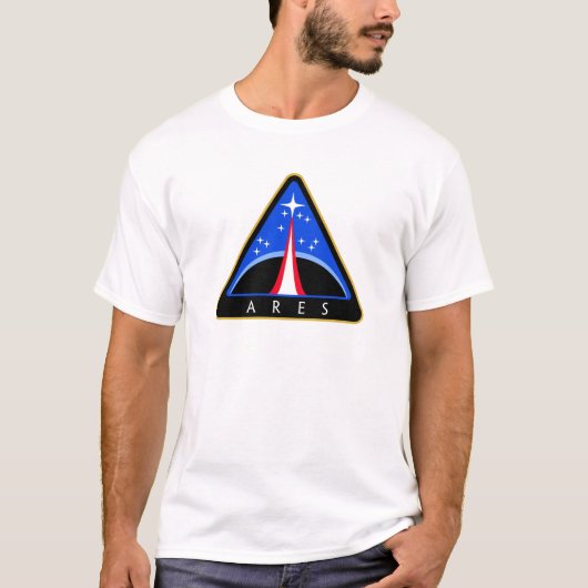 Logo der NASAs Ares Rocket T-Shirt (Vorderseite)