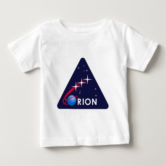 Logo der NASAs Orion Baby T-shirt (Vorderseite)