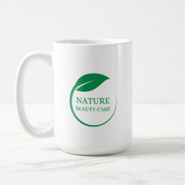 Logo der natürlichen Schönheitspflege Kaffeetasse