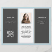 Logo der neutralen Broschüre, QR-Code, triftig Flyer (Hinten)