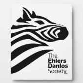 Logo der offiziellen Ehlers-Danlos-Gesellschaft Fotoplatte (Vorderseite)