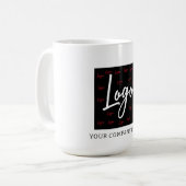 Logo der personalisierten Werbefirma Kaffeetasse (Vorderseite Links)