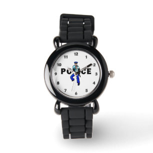 Logo der Polizei Armbanduhr