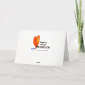 Logo der Polizei Danke Karte (Rückseite)