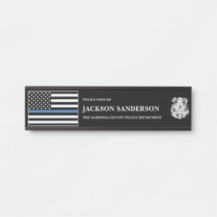 Logo der Polizeibehörde für die Strafverfolgung Türschild