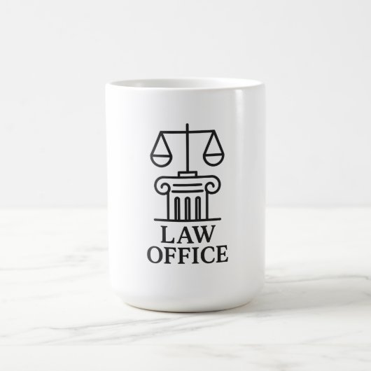 Logo der Rechtsanwaltskammer Kaffeetasse (Mittel)