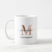 Logo der Rose Gold M Monogram Kaffeetasse (Links)