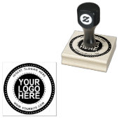 Logo der Round-Custom-Company Gummistempel (Stempel)