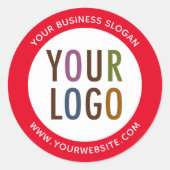 Logo der "Round Promotion Business Stickers Compan (Vorderseite)