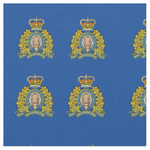 Logo der Royal Canadian Mountain Police Stoff