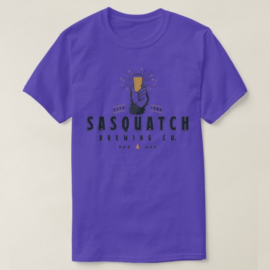 Logo der Sasquatch Brewing Company für das Floßbie T-Shirt (Design vorne)