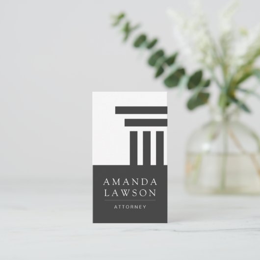 Logo der Säule Terminkarte (Stehend Vorderseite)