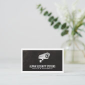 Logo der Sicherheitskamera Visitenkarte (Stehend Vorderseite)