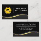 Logo der Sicherheitskamera Visitenkarte (Vorne/Hinten)