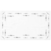 Logo der Sonderausstellung "Schwarz-Weiß" Tischdecke (Vorderseite (Horizontal))