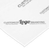 Logo der Sonderausstellung "Schwarz-Weiß" Tischdecke (Schrägansicht)