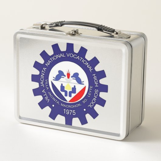 Logo der Southern Leyte Philippines School Metall Brotdose (Vorderseite)