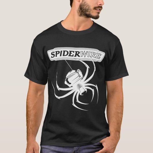 Logo der Spinnweben-Fischereileitung T-Shirt (Vorderseite)