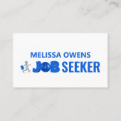 Logo der Stellensuchenden, Lebenslauf Visitenkarte (Vorderseite)