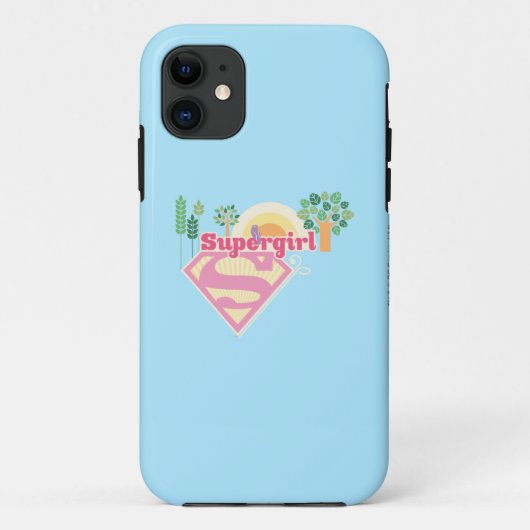 Logo der Supergirl Nature Case-Mate iPhone Hülle (Rückseite)