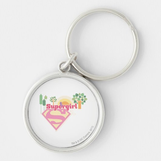 Logo der Supergirl Nature Schlüsselanhänger (Vorne)