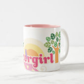 Logo der Supergirl Nature Zweifarbige Tasse (VorderseiteRechts)