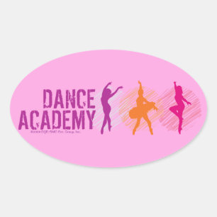 Logo der Tance Academy Colour Dancers Ovaler Aufkleber