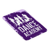 Logo der Tanzakademie für Silhouetten Magnet (Rechte Seite)