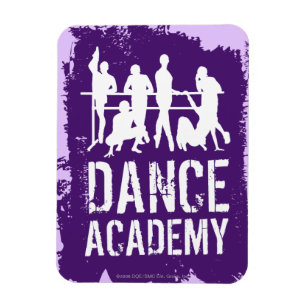 Logo der Tanzakademie für Silhouetten Magnet