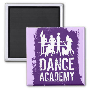 Logo der Tanzakademie für Silhouetten Magnet