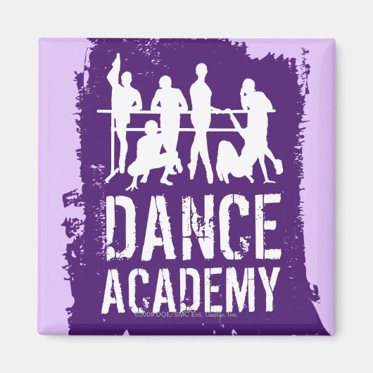 Logo der Tanzakademie für Silhouetten Magnet (Vorne)