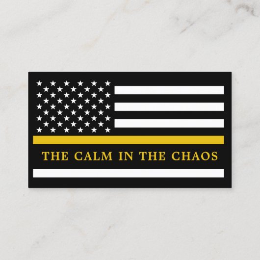 Logo der Thin Gold Line 911 für den Vertreiber Visitenkarte (Rückseite)