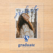 Logo der University Panthers von Eastern Illinois Acryleinladungen (Vorderseite)