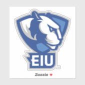 Logo der University Panthers von Eastern Illinois Aufkleber (Blatt)