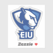 Logo der University Panthers von Eastern Illinois Aufkleber (Blatt)