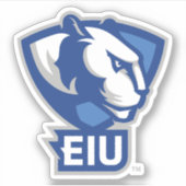 Logo der University Panthers von Eastern Illinois Aufkleber (Vorderseite)