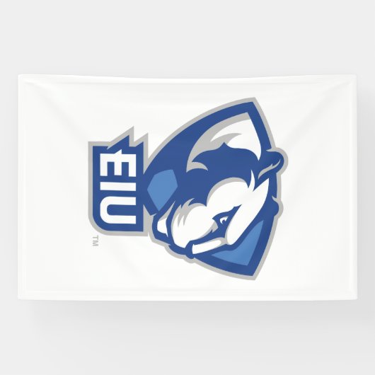 Logo der University Panthers von Eastern Illinois Banner (Horizontal)
