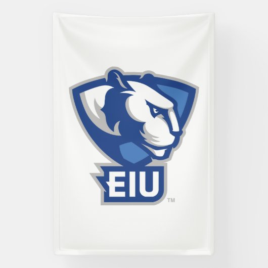 Logo der University Panthers von Eastern Illinois Banner (Vertikal)